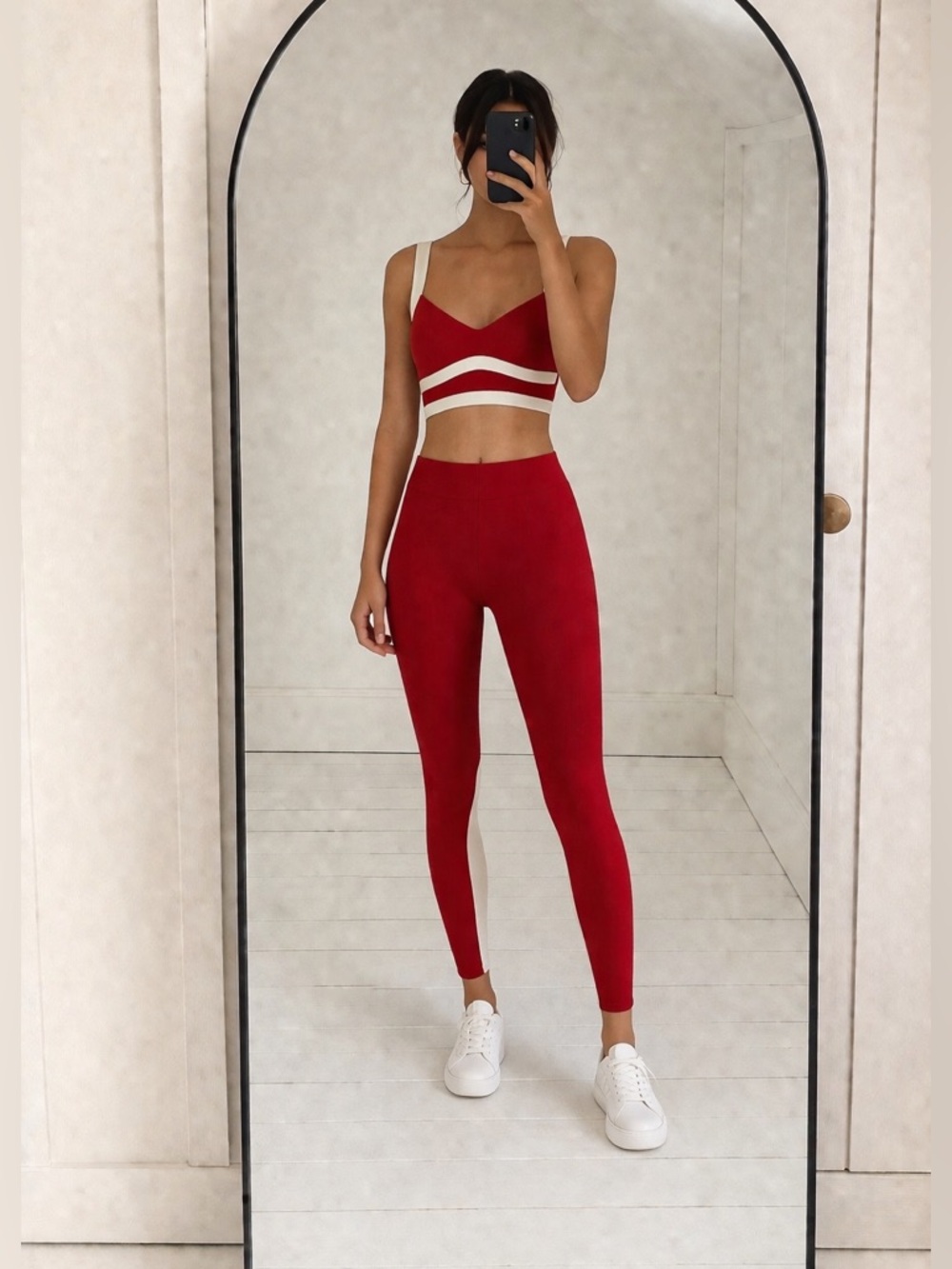Ernest Leoty set small pilates outfit luxury athleisure matching set size Small